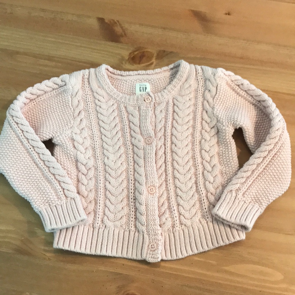 Baby gap pink sweater 18-24 months